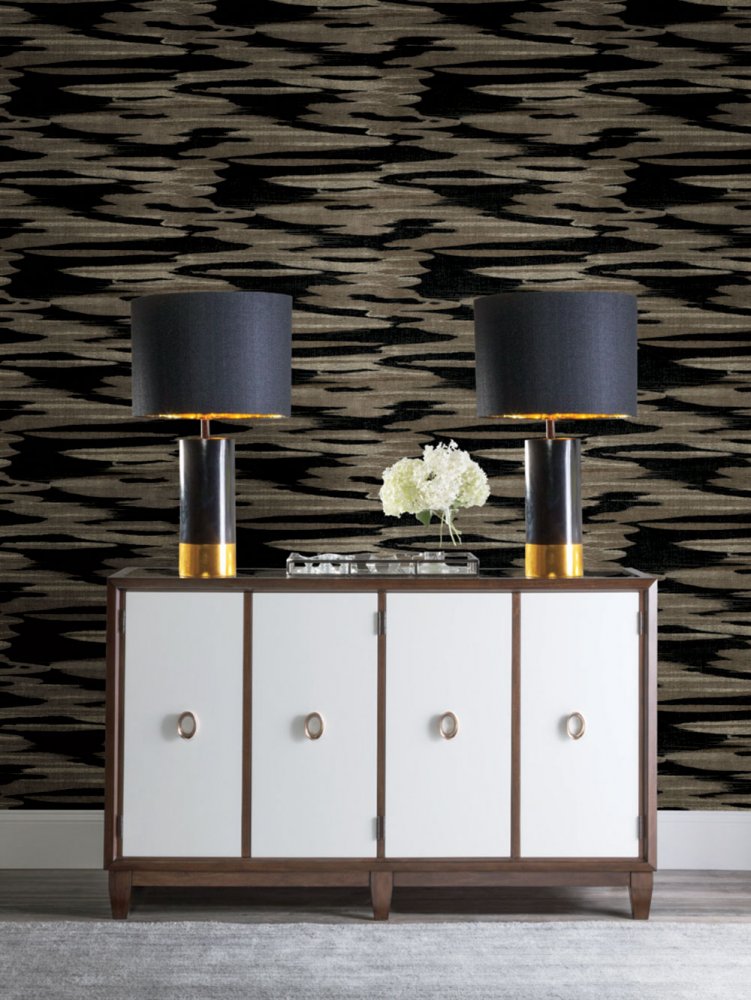 Braun-goldene Tapete, Wolken DD3825, Dazzling Dimensions 2, York