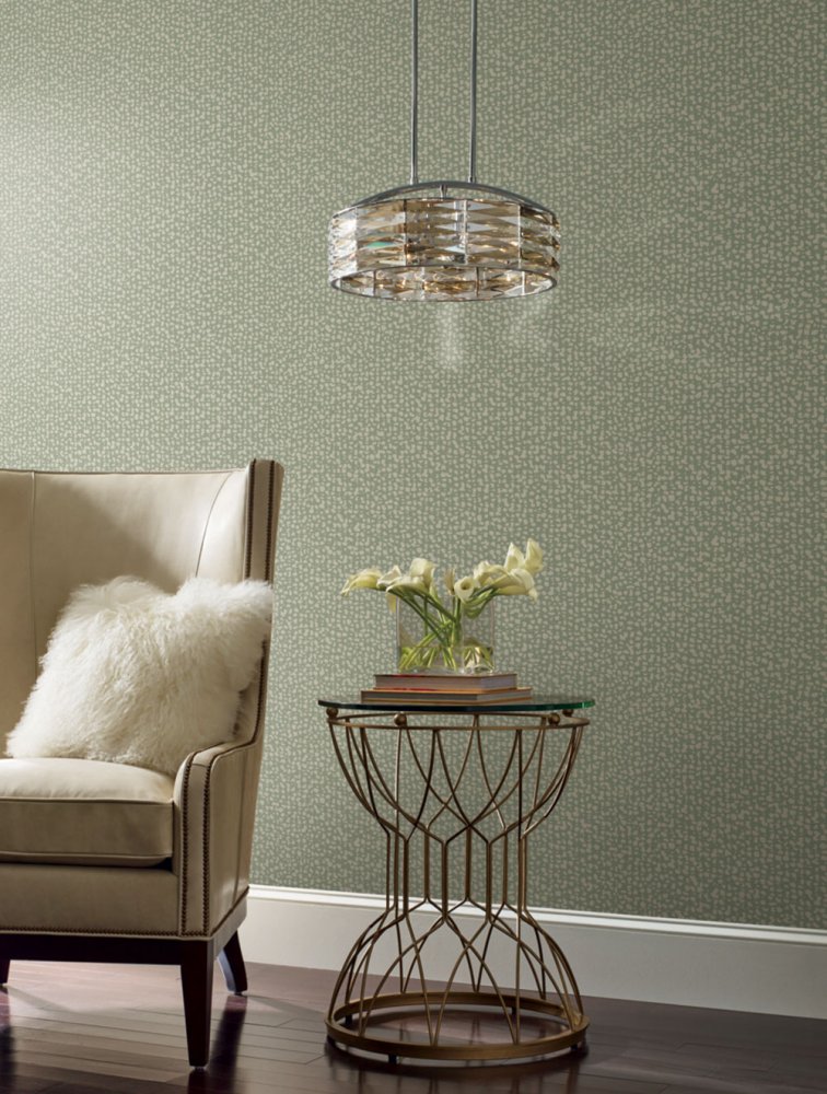 Grüne Tapete mit cremefarbenen Flecken DD3801, Dazzling Dimensions 2, York