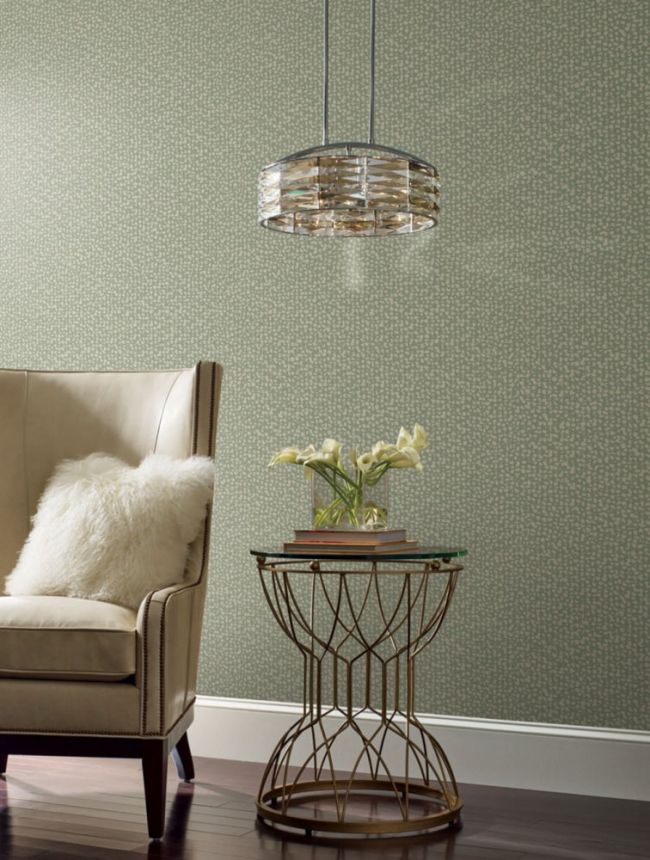 Grüne Tapete mit cremefarbenen Flecken DD3801, Dazzling Dimensions 2, York