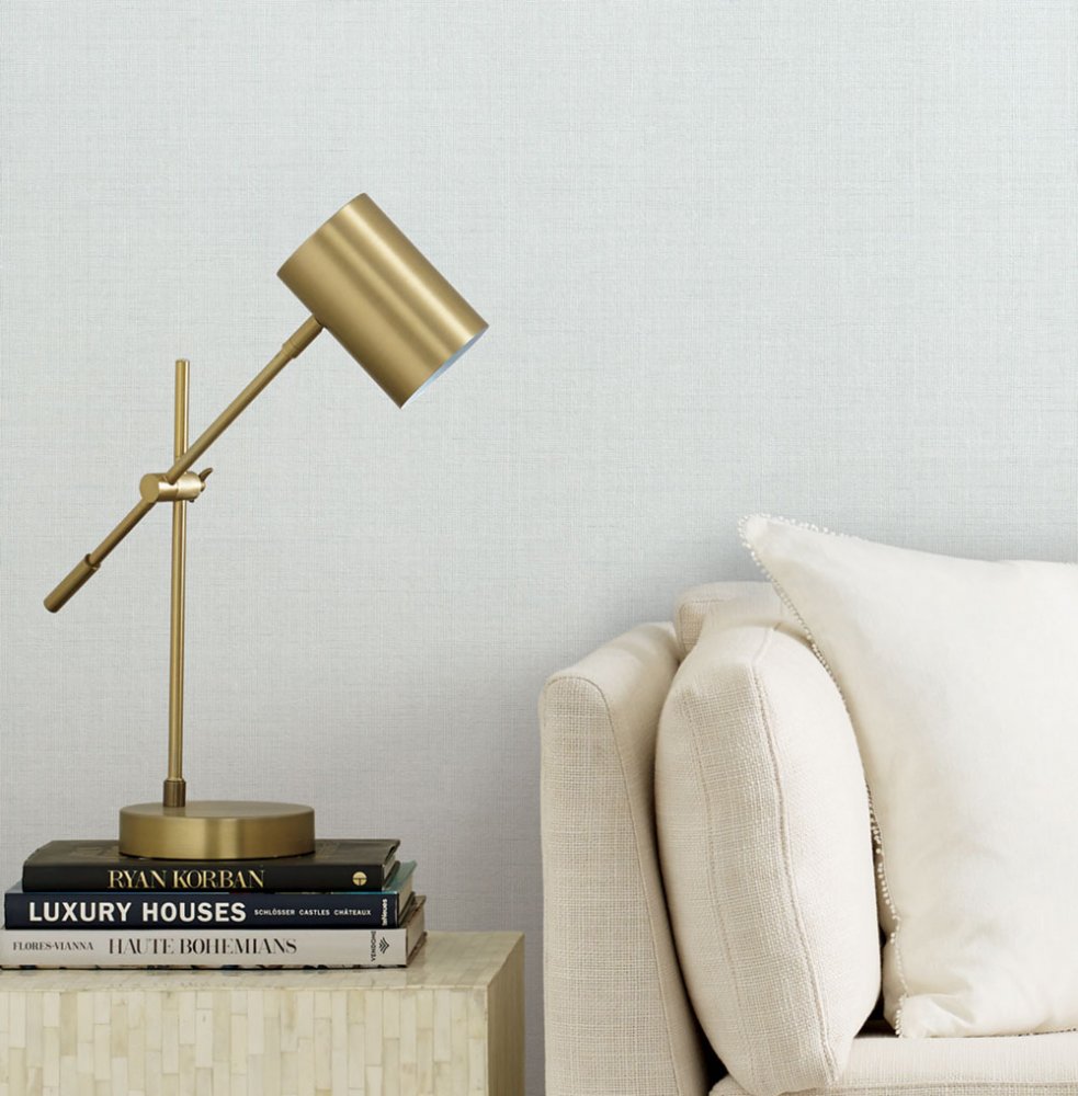 Luxus weiße Tapete, Stoffimitat DD3771, Dazzling Dimensions 2, York