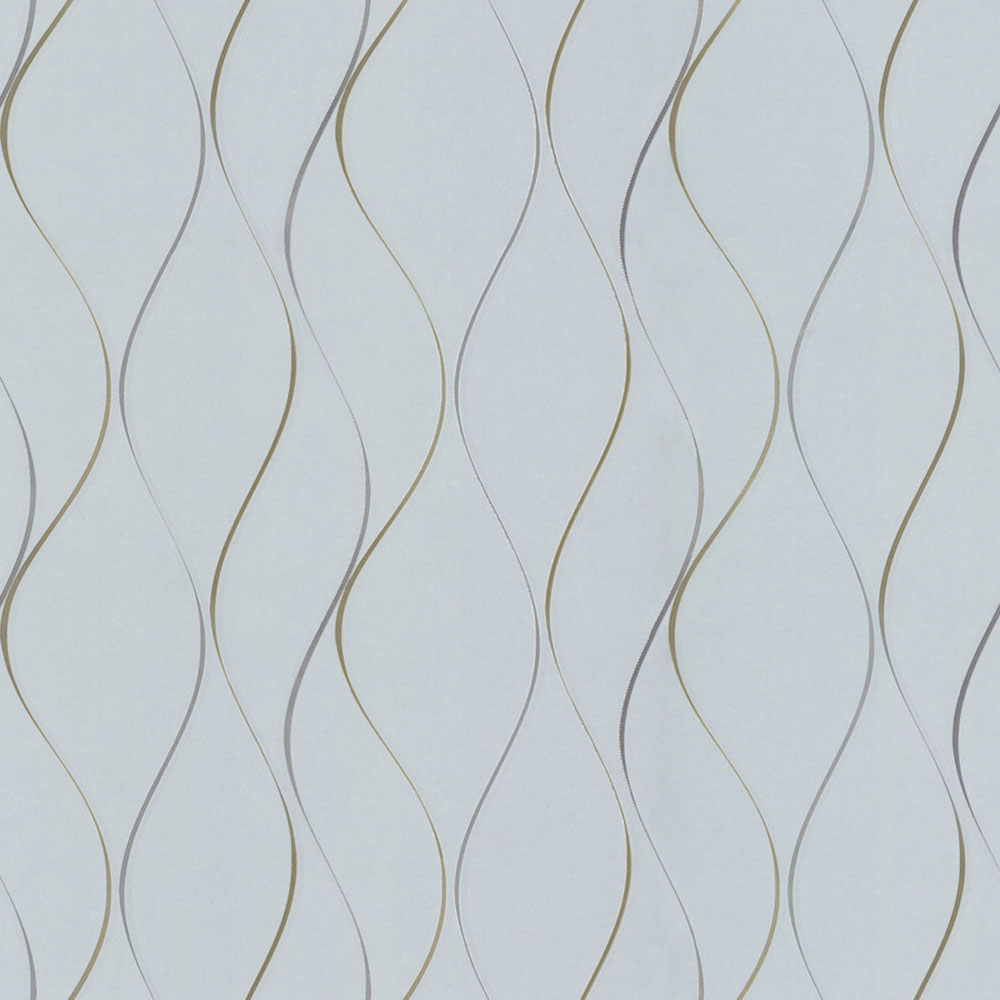 Luxus grau-blaue Tapete mit metallischen Wellen DD3701, Dazzling Dimensions 2, York