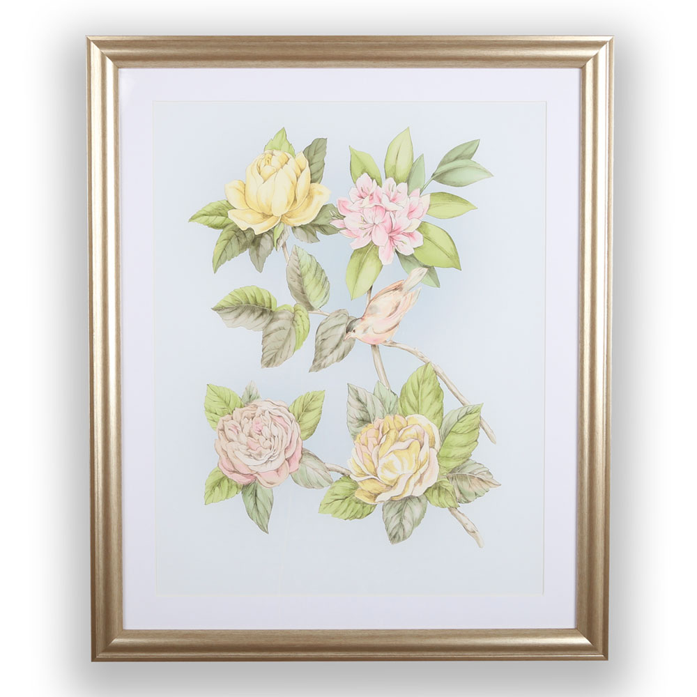 Dekorative Malerei Roisin seaspray white 115771, Laura Ashley, Graham Brown