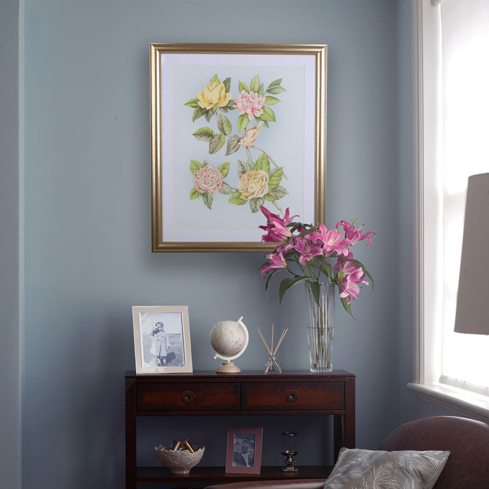 Dekorative Malerei Roisin seaspray white 115771, Laura Ashley, Graham Brown