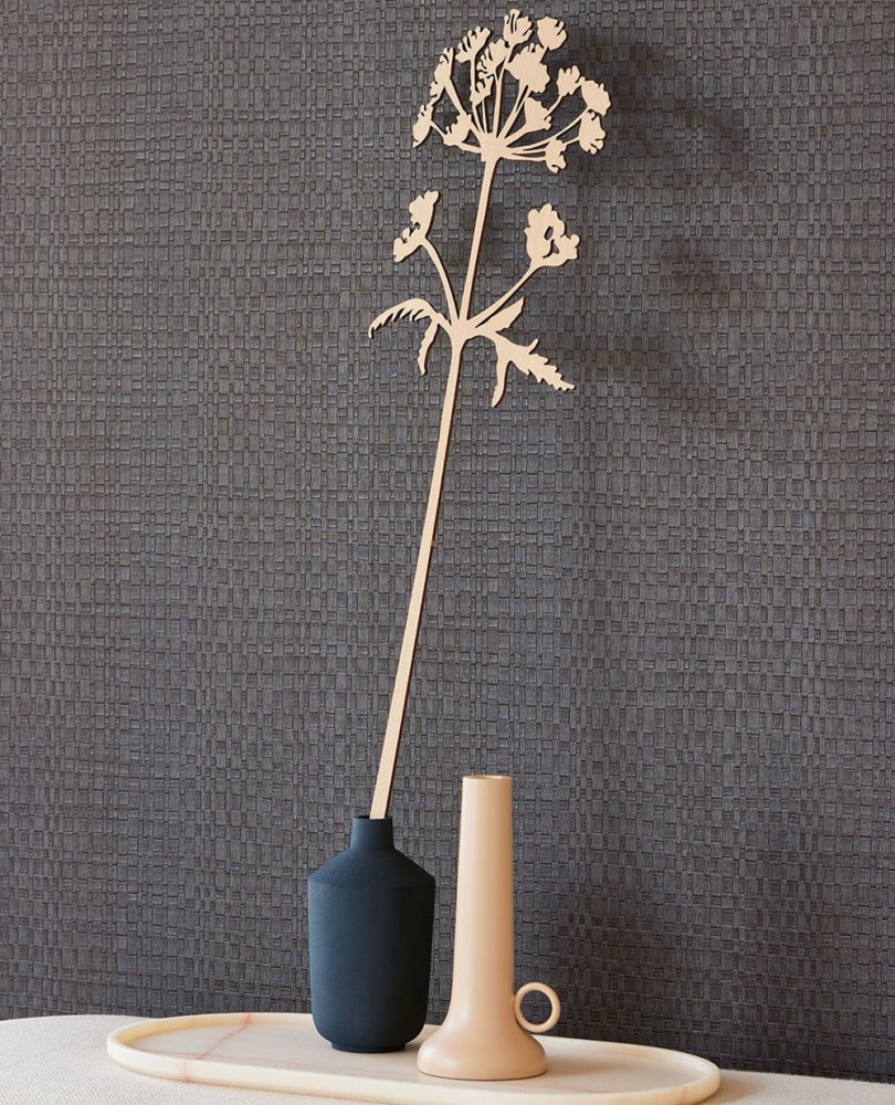 Luxustapete mit geometrischer Struktur 313530 Canvas Eijffinger