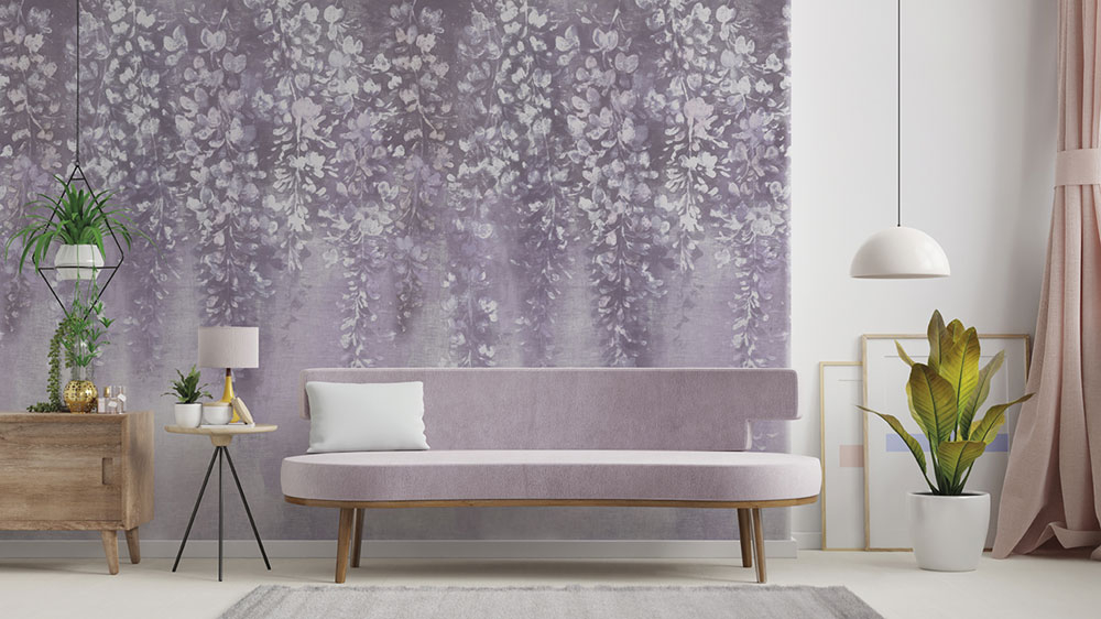 Fototapete, Blätter, Z66896, 5,10 X 3 m, Satin Flowers, Zambaiti Parati