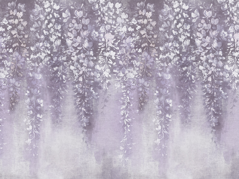 Fototapete, Blätter, Z66894, 5,10 X 3 m, Satin Flowers, Zambaiti Parati