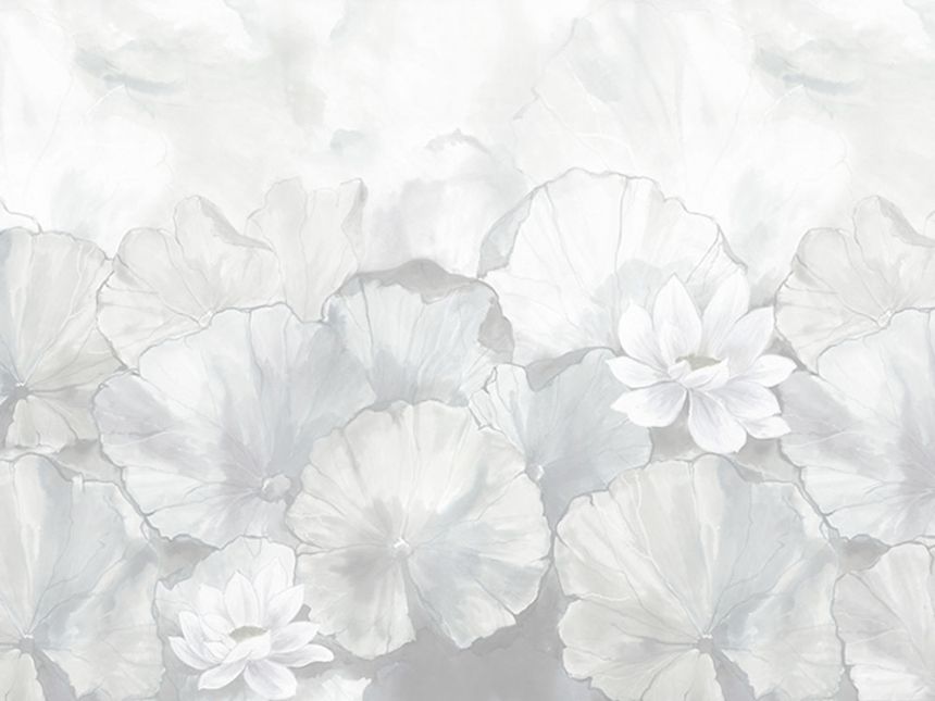 Fototapete, Blumen mit Blättern, Z66874, 5,10 X 3 m, Satin Flowers, Zambaiti Parati