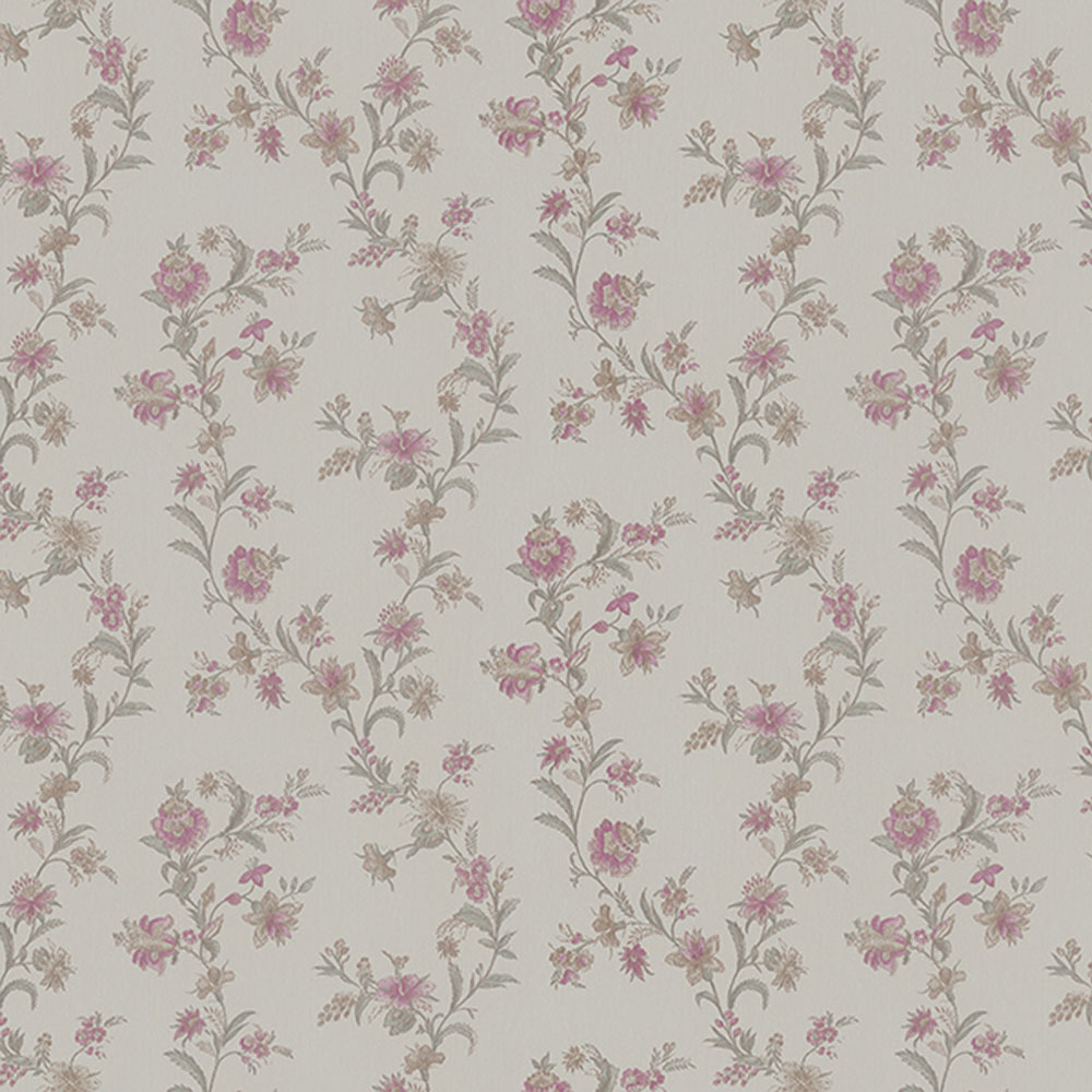 Beige Tapete Blumen, Z66853, Satin Flowers, Zambaiti Parati