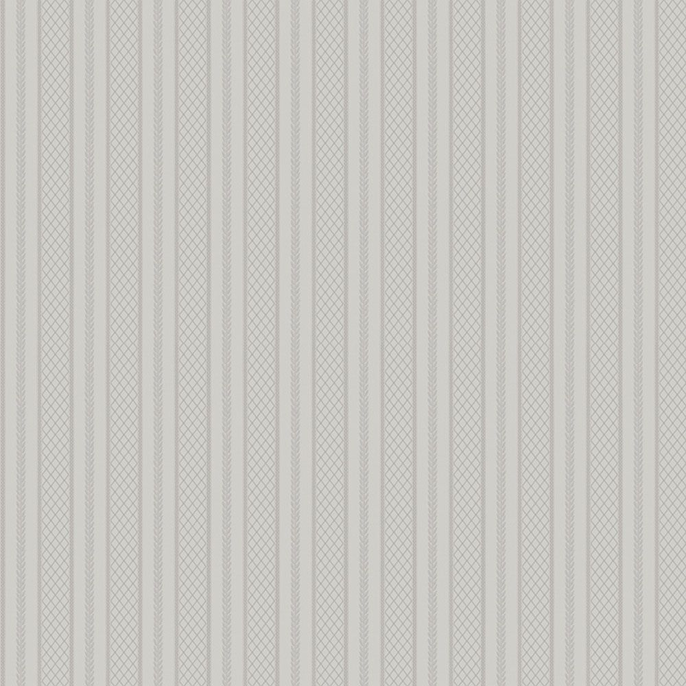 Weiß gestreifte Tapete, Z66848, Satin Flowers, Zambaiti Parati