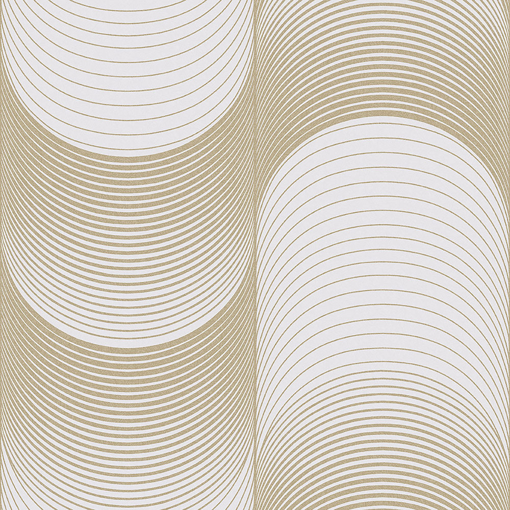 Luxustapete goldene Wellen 115075 Eternal, Graham&Brown