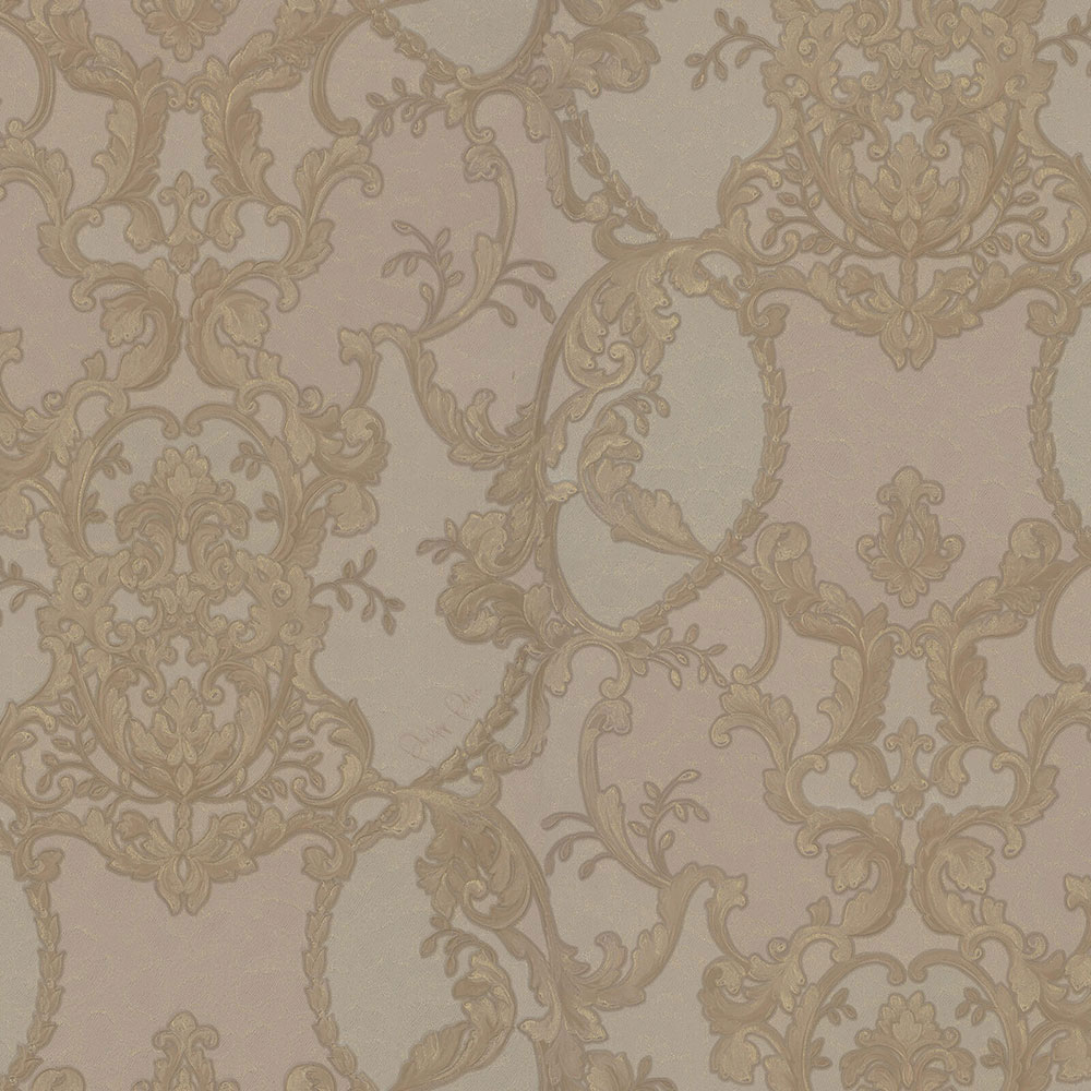 Gold-beige Barocktapete Z80037 Philipp Plein, Zambaiti Parati