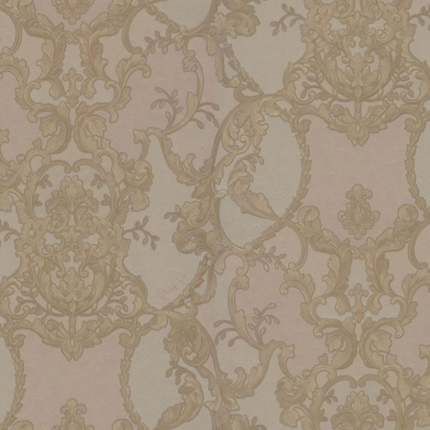 Gold-beige Barocktapete Z80037 Philipp Plein, Zambaiti Parati