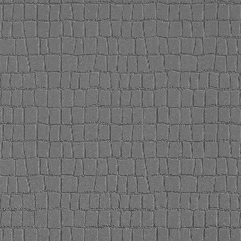 Graue Tapete, Krokodilhautimitat Z80034 Philipp Plein, Zambaiti Parati