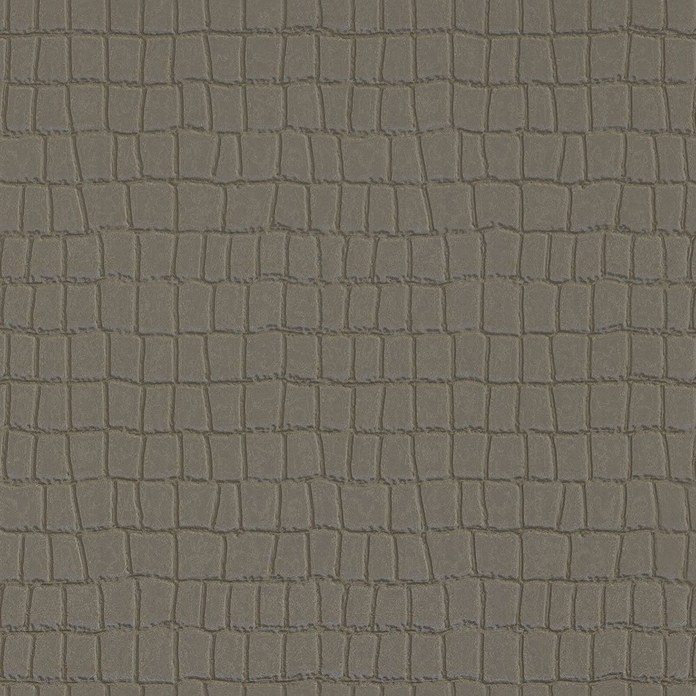 Gold-Silber-Tapete, Krokodillederimitat Z80032 Philipp Plein, Zambaiti Parati