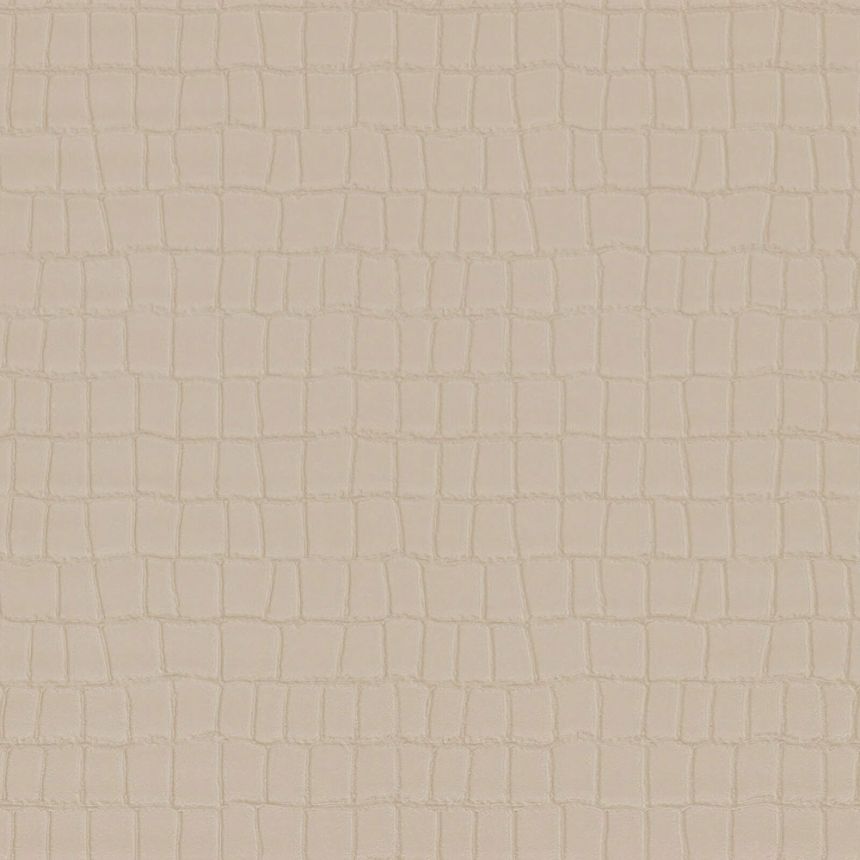 Beige Tapete, Krokodilhautimitat Z80031 Philipp Plein, Zambaiti Parati