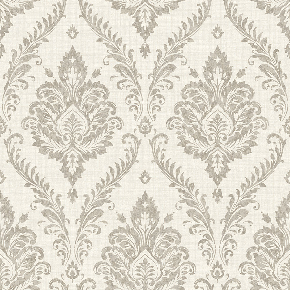 Grau-beige Barocktapete MN3204, Maison, Grandeco