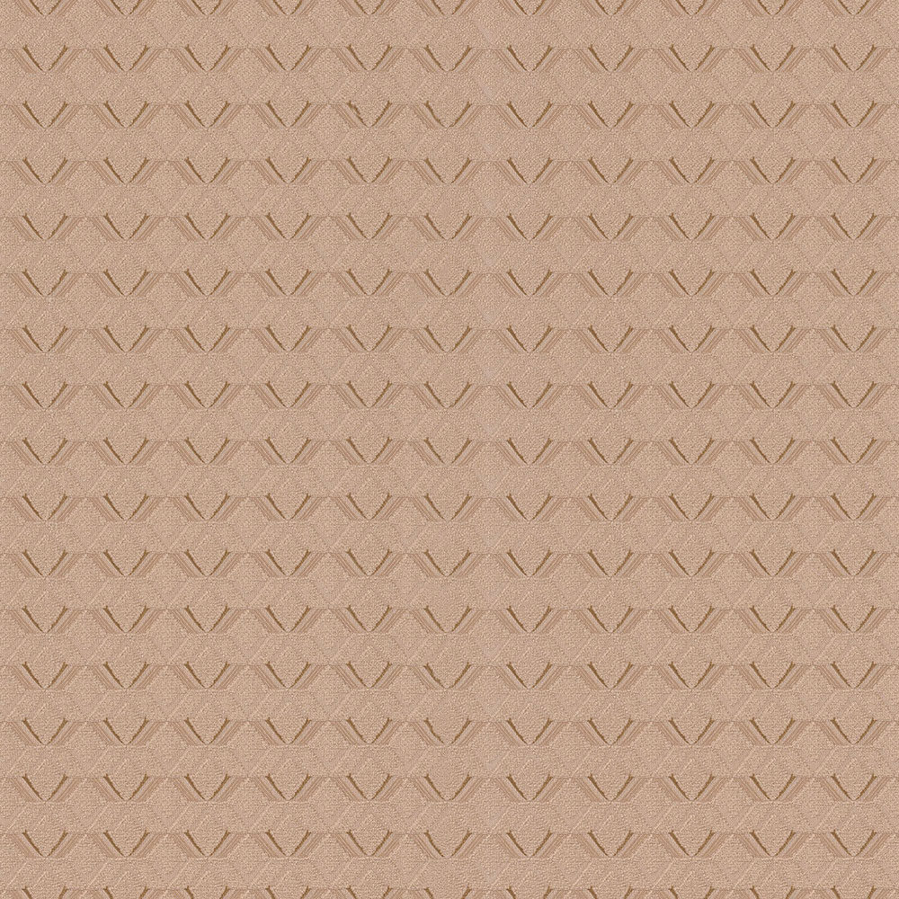 Braun-beige Luxustapete mit geometrischen Mustern Z76044, Vision, Zambaiti Parati