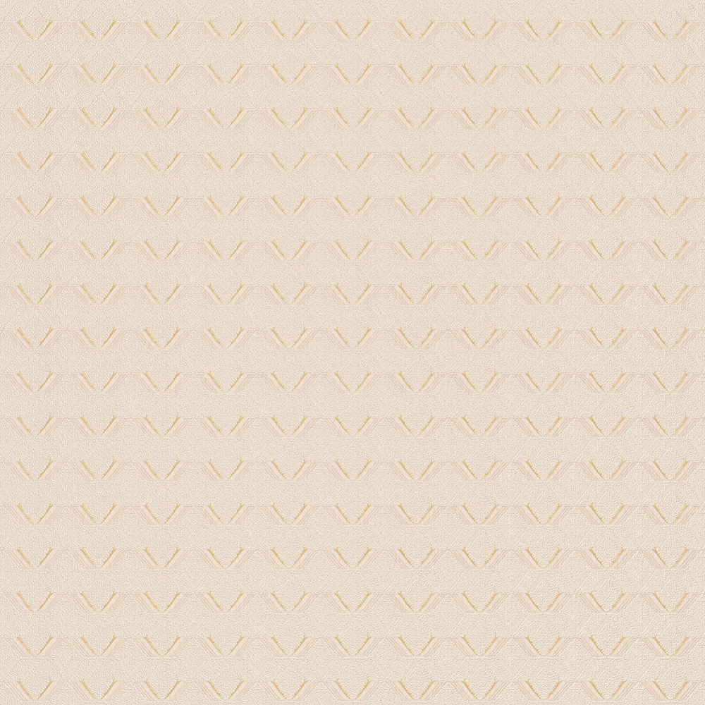 Beigefarbene Luxustapete mit geometrischen Mustern Z76029, Vision, Zambaiti Parati