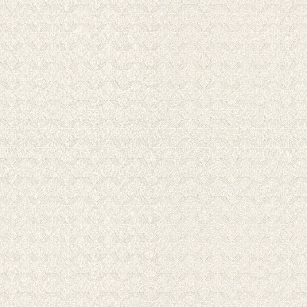 Cremefarbene Luxustapete mit geometrischen Mustern Z76027, Vision, Zambaiti Parati