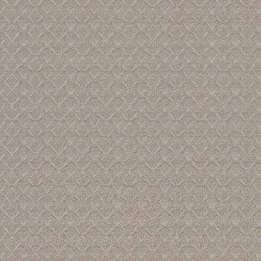 Graubeige Luxustapete mit geometrischen Mustern Z76020, Vision, Zambaiti Parati