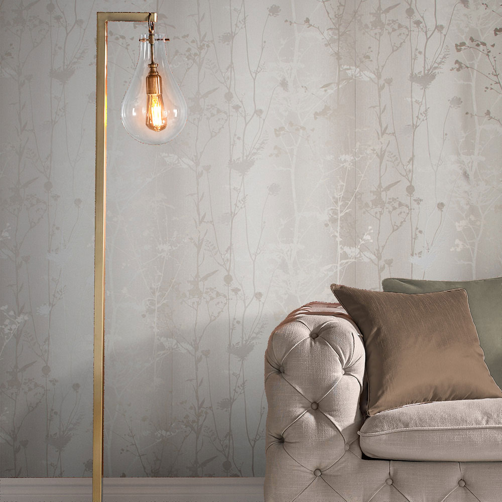 Beige Tapete, Wiesenblumen 104069, Reclaim, Graham&Brown