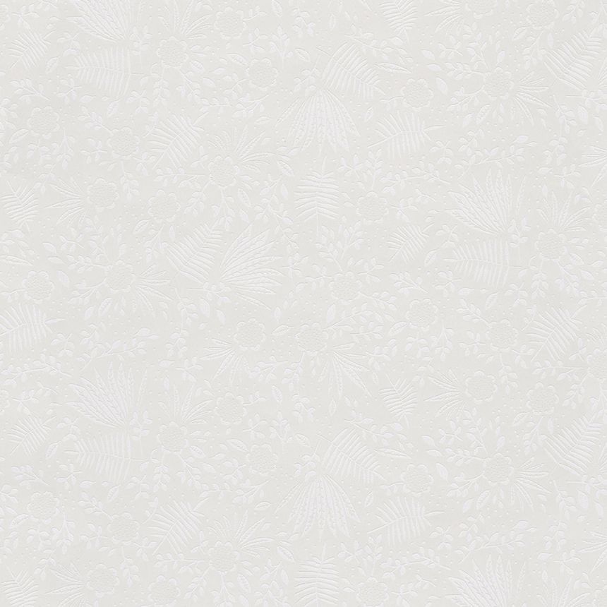 Elegantní bílá květinová tapeta vlies 383540, Rice 2, Eijffinger