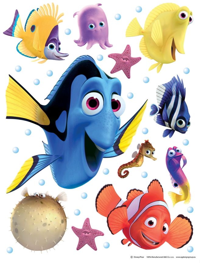 Wandtattoo für Kinder DK 1705, Disney Nemo, AG Design
