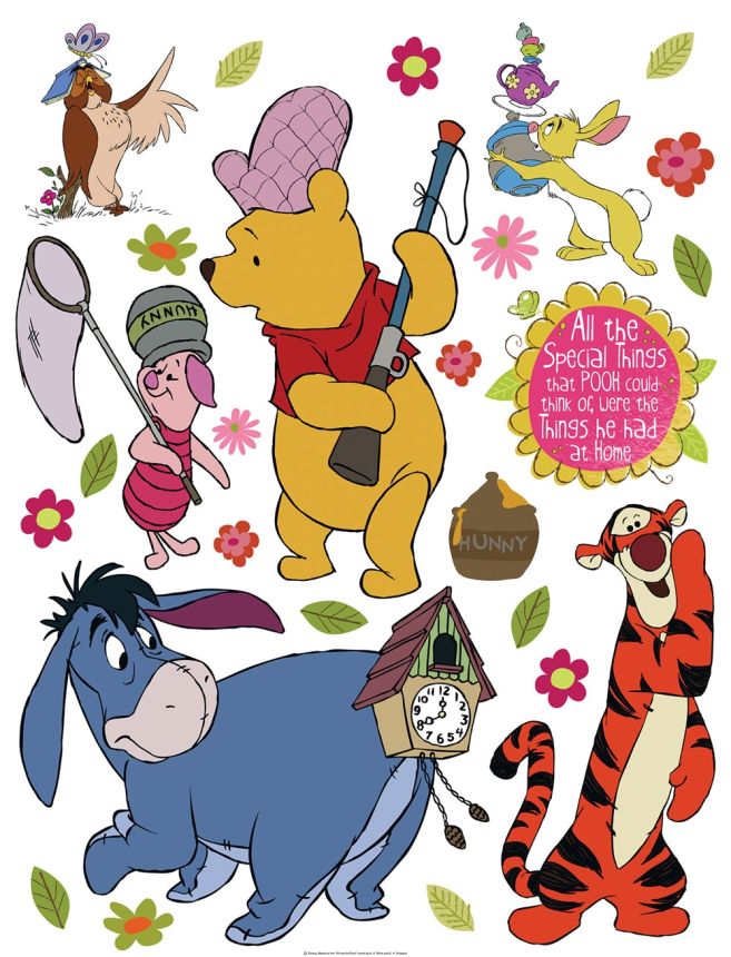 Wandtattoo für Kinder DK 881, Disney, Winnie Puuh, AG Design