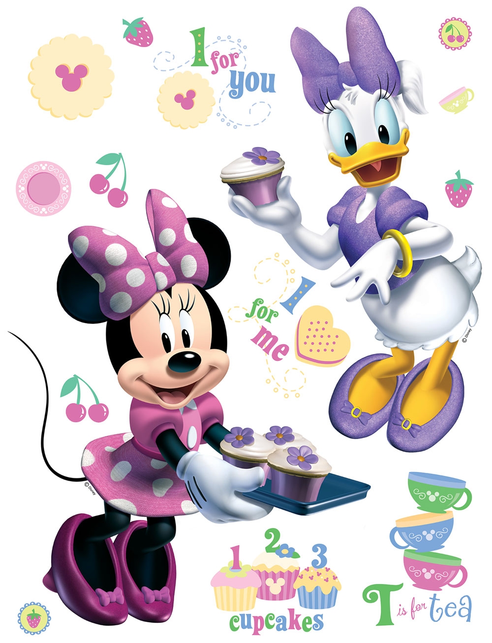 Wandtattoo für Kinder DK 856, Disney, Minnie, AG Design