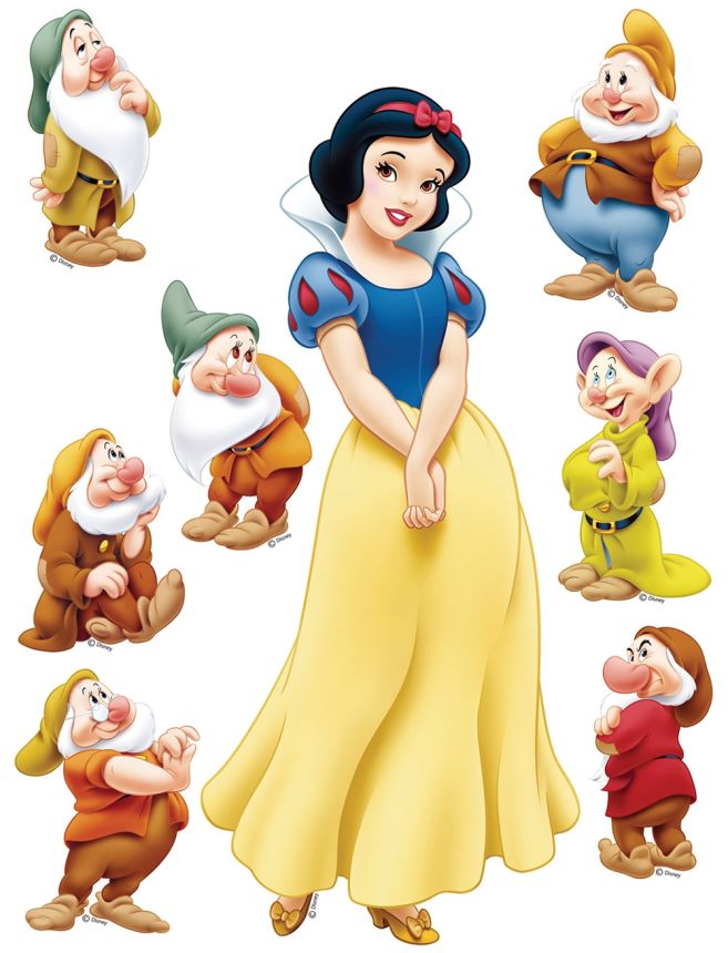 Wandtattoo für Kinder DK 869, Disney, Schneewittchen, AG Design