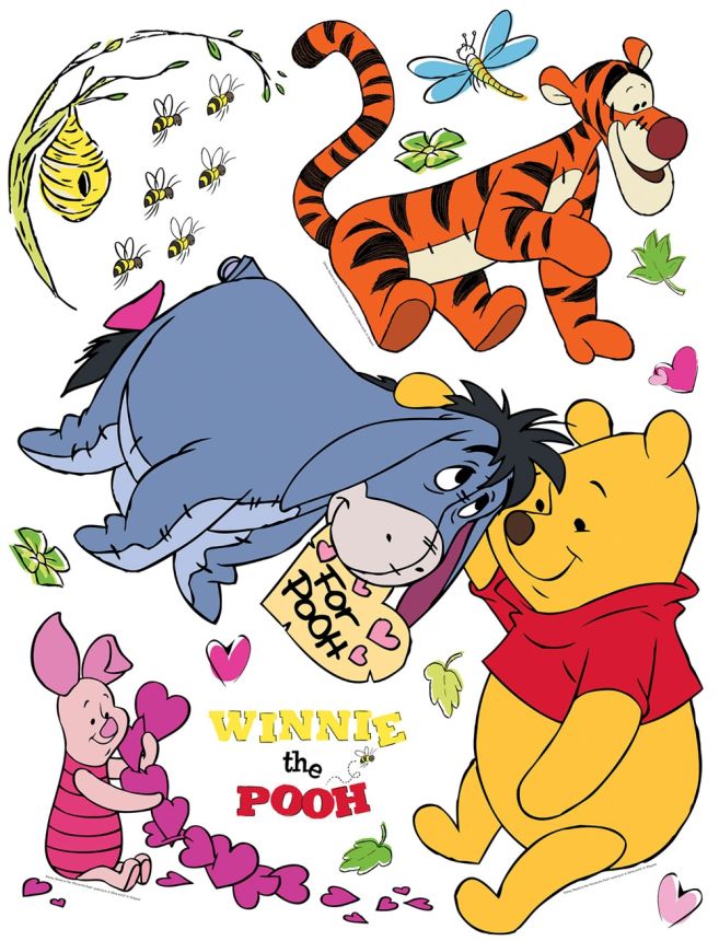 Wandtattoo für Kinder DK 862, Disney, Winnie Puuh, AG Design