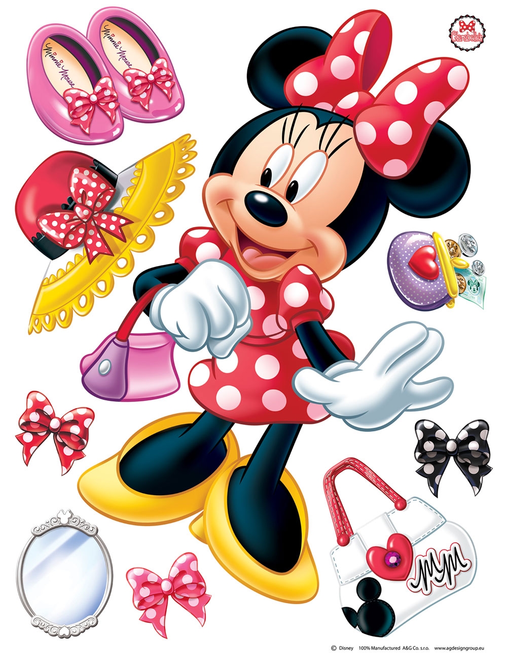 Wandtattoo für Kinder DK 1703, Disney Minnie, AG Design